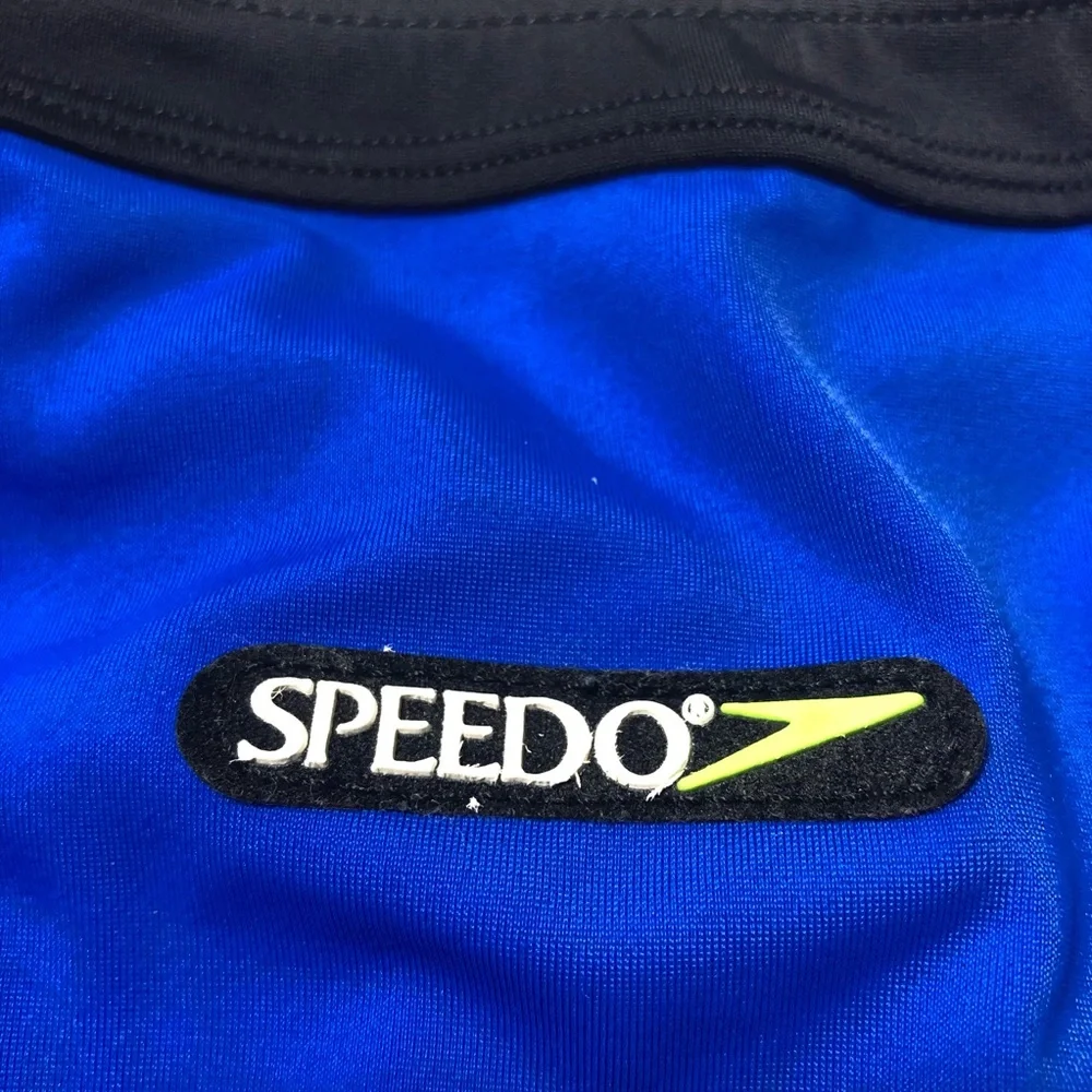 SPEEDO. Blue/Black Women’s Sport Bras Sz 10‎